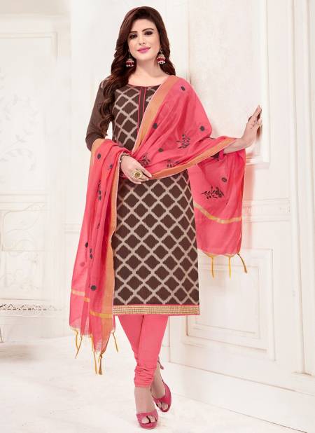 Brown Colour Bindiya Rahul NX New Latest Ethnic Wear Jacquard Salwar Suit Collection 1006